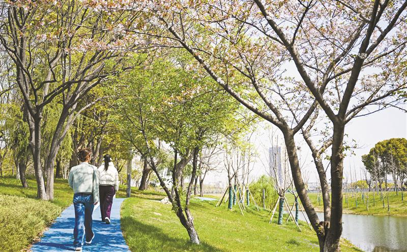 綠化景觀串聯(lián)16個園區(qū)、2片住宅區(qū)和6個公園 “超級公園大道”亮相新吳  